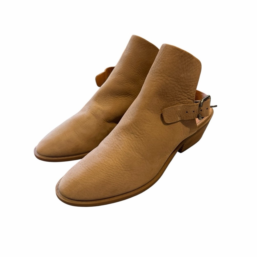 Lucky Brand LK-Farrah Leather Ankle Booties‎ Size 8.5 M